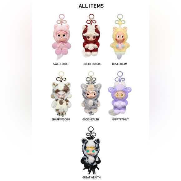 🟥POP MART🟥🐴Have A Good Run🐴❓BLIND BOX ❓🆕SEALED BOX🆕NWT🟥Plush Pendant♦️AUTHENTIC - Picture 2 of 16